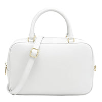 Novara Structured Cow Leather Mini Boston Bag - Leather Italiano
