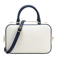 Novara Structured Cow Leather Mini Boston Bag - Leather Italiano