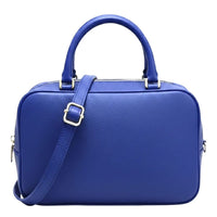 Novara Structured Cow Leather Mini Boston Bag - Leather Italiano