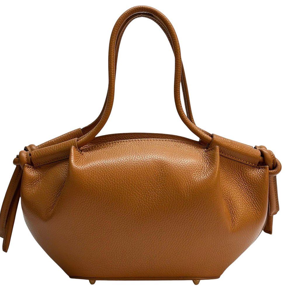 Olga Italian Cow Leather Handbag - Leather Italiano