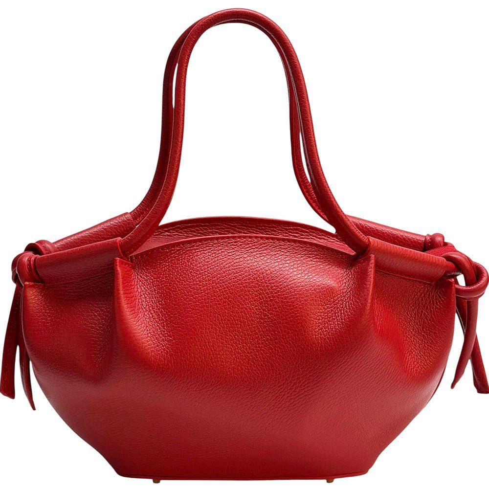 Olga Italian Cow Leather Handbag - Leather Italiano