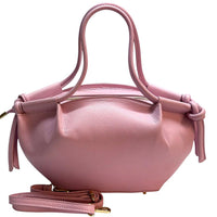 Olga Italian Cow Leather Handbag - Leather Italiano