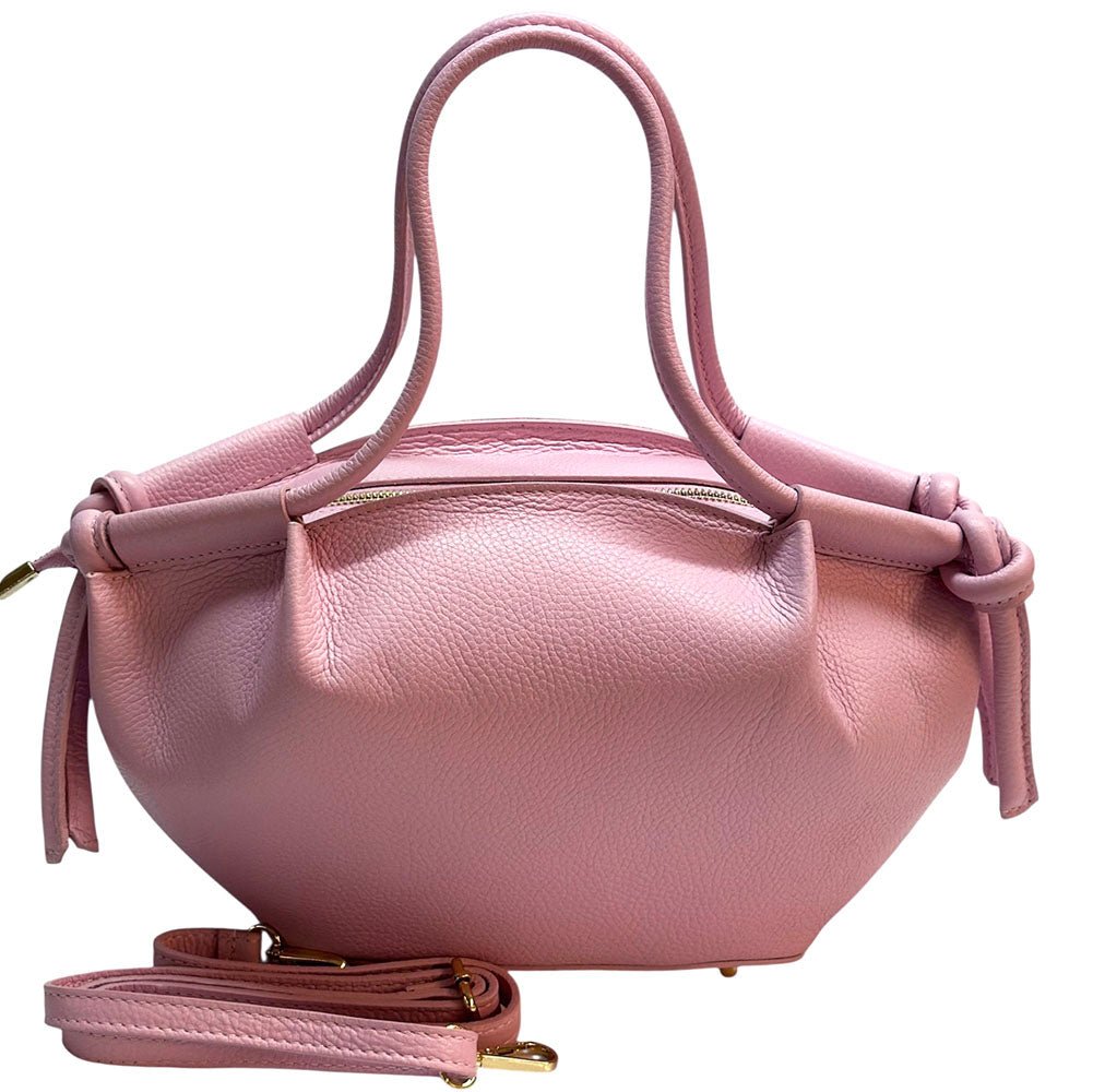 Olga Italian Cow Leather Handbag - Leather Italiano