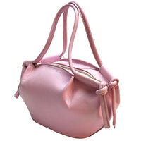 Olga Italian Cow Leather Handbag - Leather Italiano