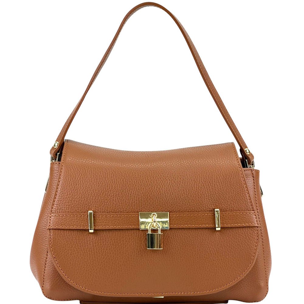 Ottavia Leather Shoulder Bag - Leather Italiano