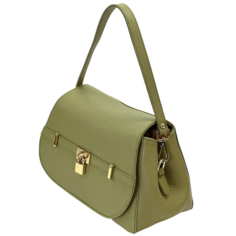 Ottavia Leather Shoulder Bag - Leather Italiano