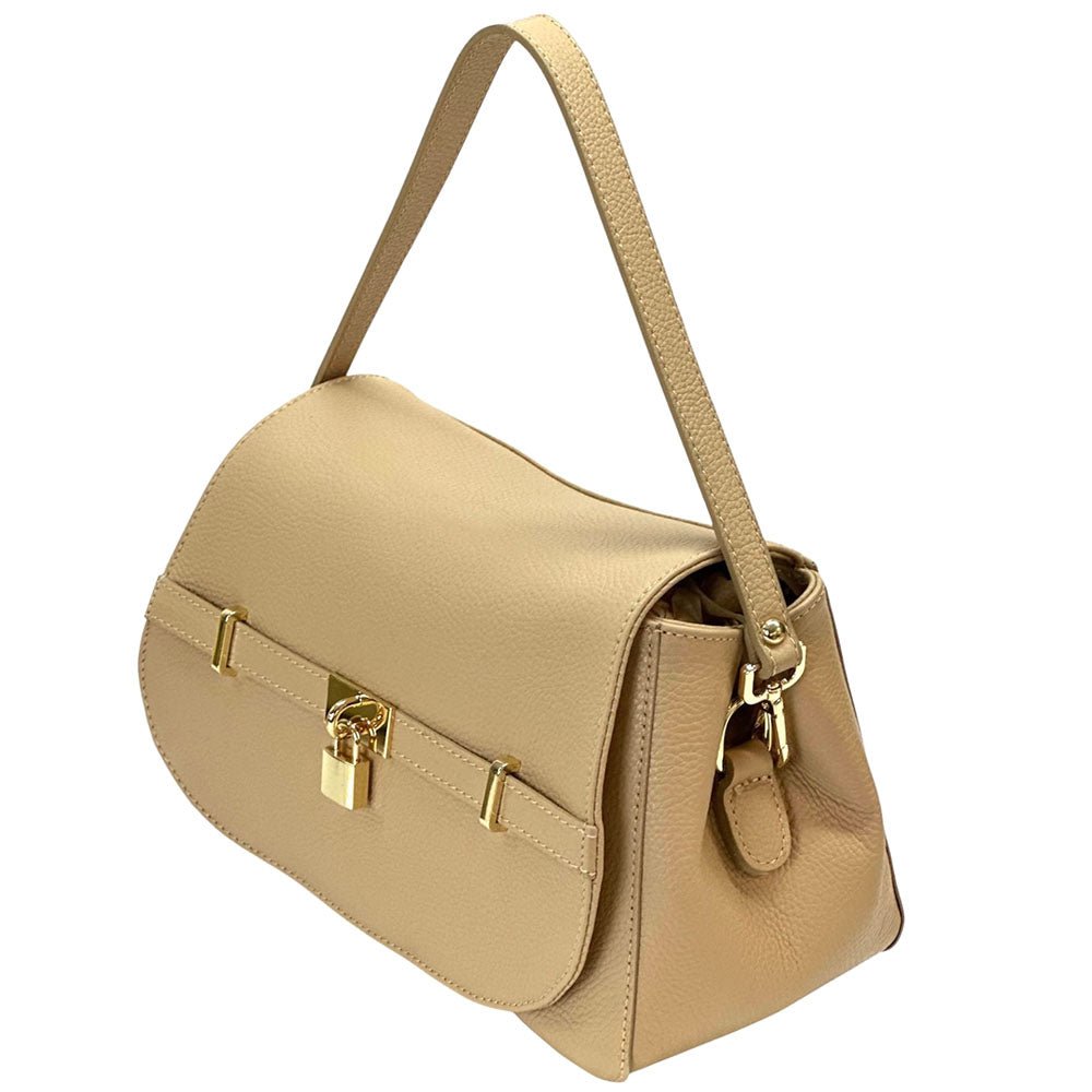 Ottavia Leather Shoulder Bag - Leather Italiano