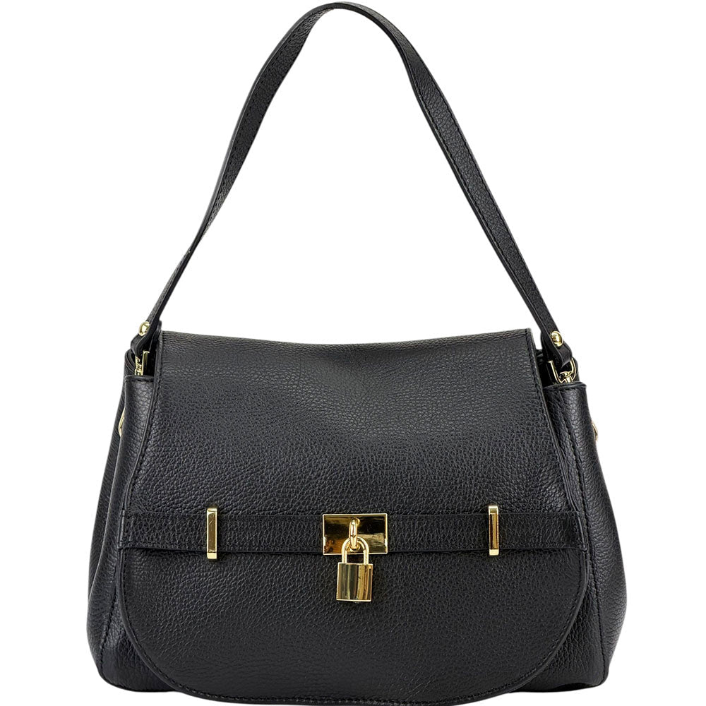 Ottavia Leather Shoulder Bag - Leather Italiano