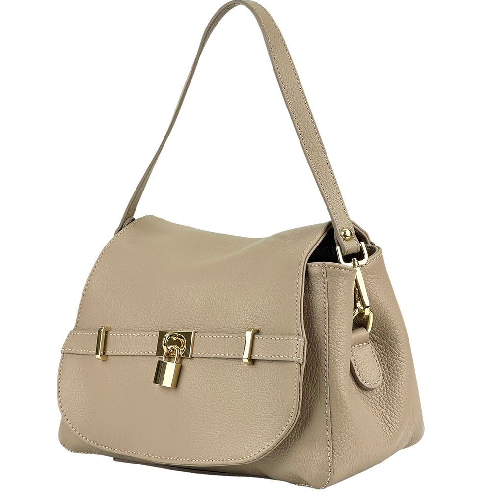 Ottavia Leather Shoulder Bag - Leather Italiano