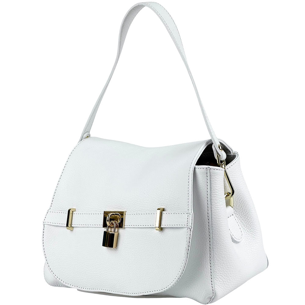 Ottavia Leather Shoulder Bag - Leather Italiano