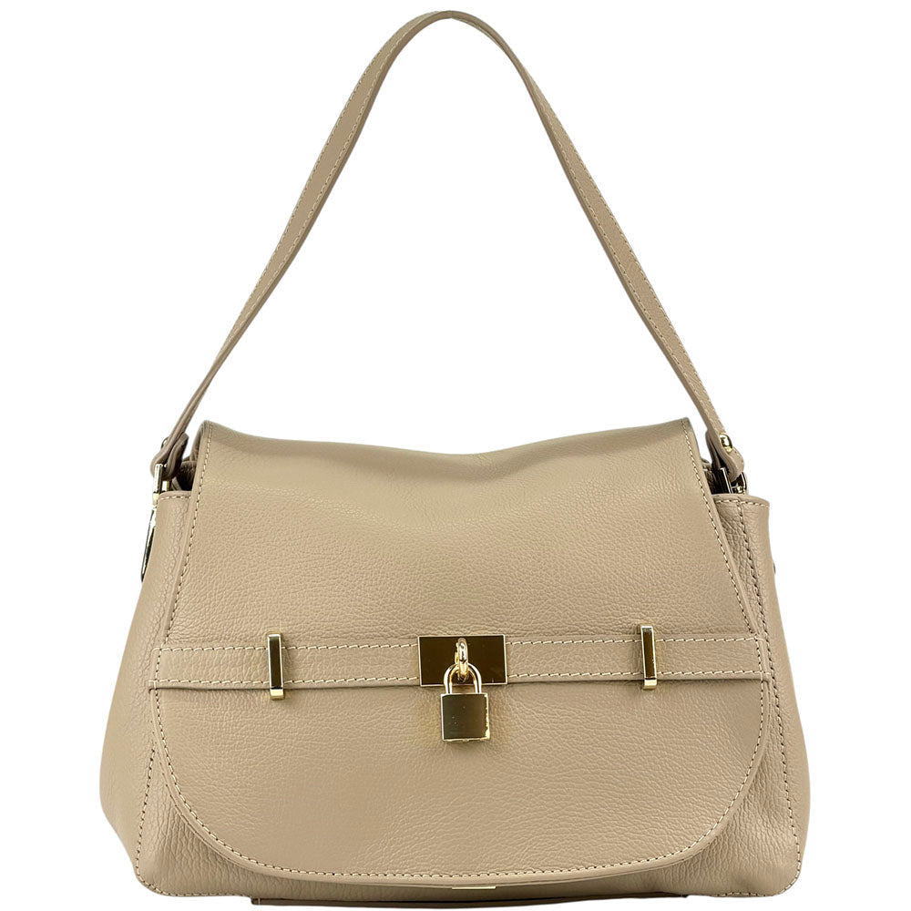 Ottavia Leather Shoulder Bag - Leather Italiano