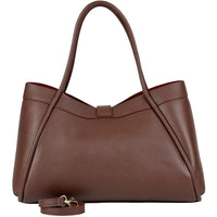Ottilia Grande Cow Leather Shoulder Bag - Leather Italiano
