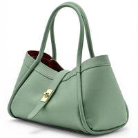 Ottilia Italian Leather Handbag - Leather Italiano