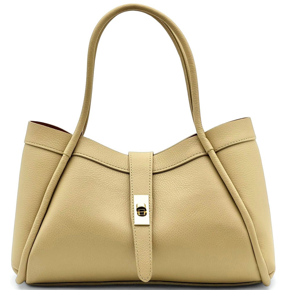 Ottilia Italian Leather Handbag - Leather Italiano