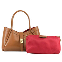 Ottilia Italian Leather Handbag - Leather Italiano