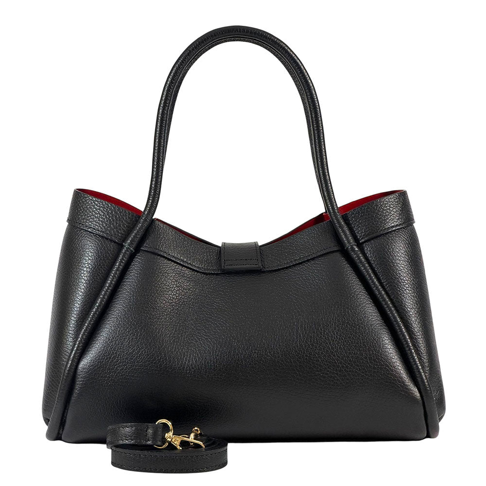 Ottilia Italian Leather Handbag - Leather Italiano