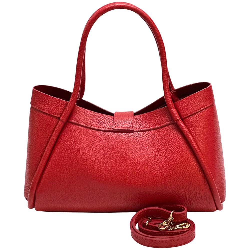 Ottilia Italian Leather Handbag - Leather Italiano