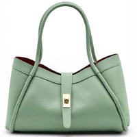 Ottilia Italian Leather Handbag - Leather Italiano