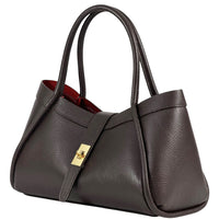 Ottilia Italian Leather Handbag - Leather Italiano
