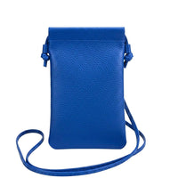 Perla Cow Leather Phone Crossbody Bag - Leather Italiano