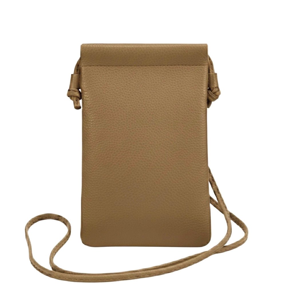 Perla Cow Leather Phone Crossbody Bag - Leather Italiano