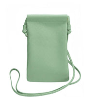 Perla Cow Leather Phone Crossbody Bag - Leather Italiano
