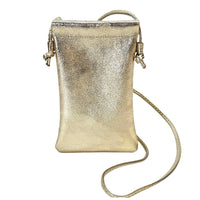 Perla Cow Leather Phone Crossbody Bag - Leather Italiano