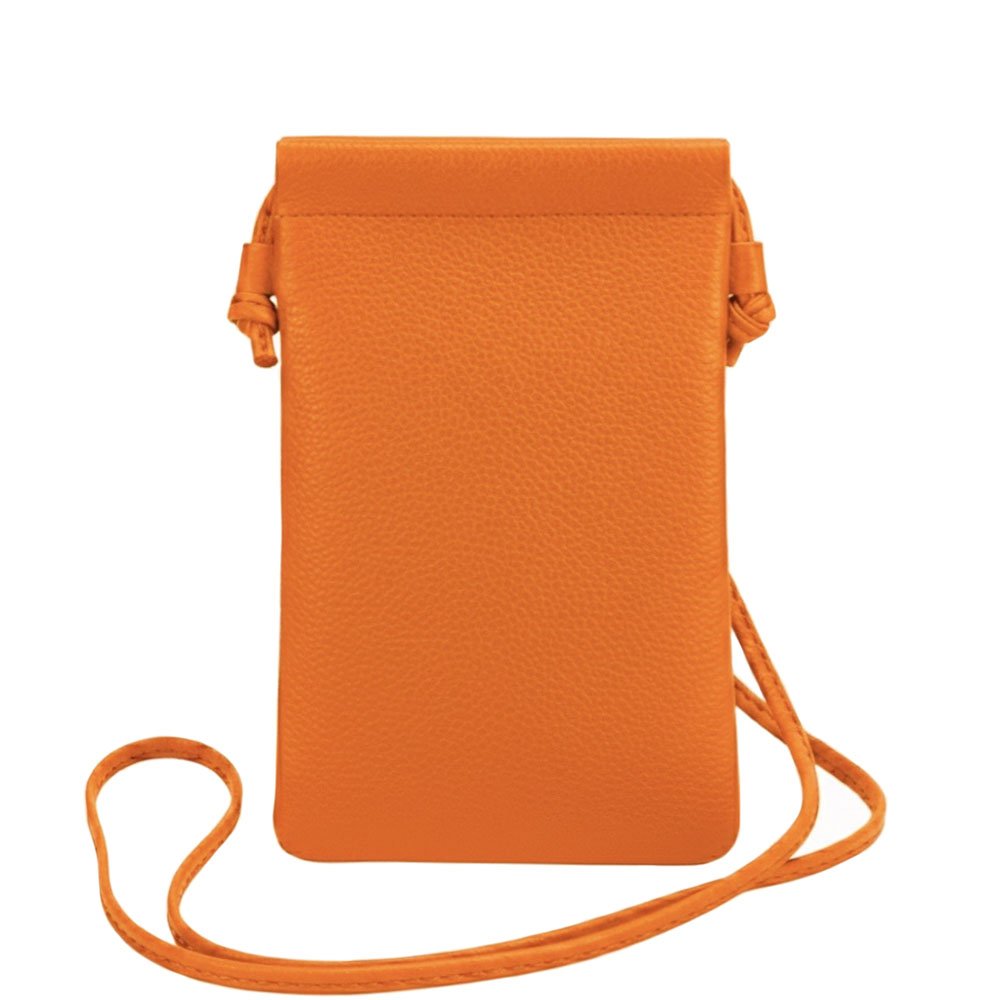 Perla Cow Leather Phone Crossbody Bag - Leather Italiano