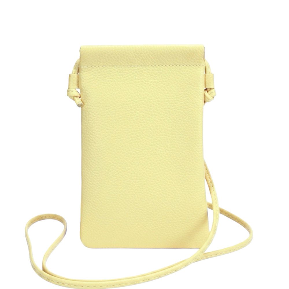 Perla Cow Leather Phone Crossbody Bag - Leather Italiano