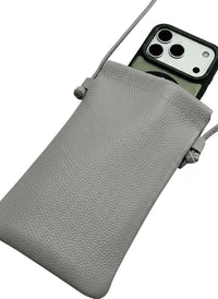 Perla Cow Leather Phone Crossbody Bag - Leather Italiano
