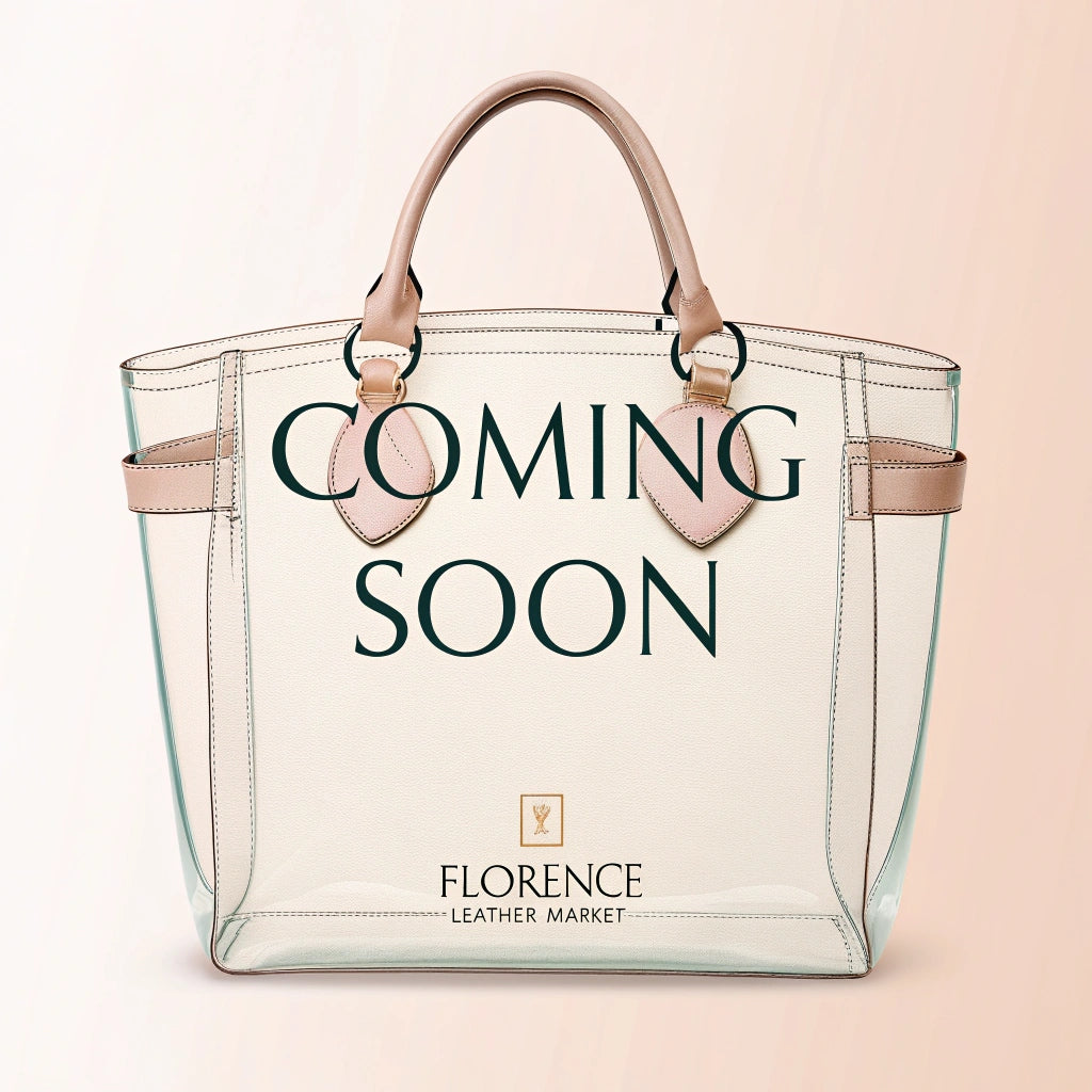 Small Italian Cow Leather Bucket Bag