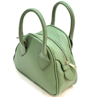 Portofino Italian Handmade Small Leather Handbag - Leather Italiano