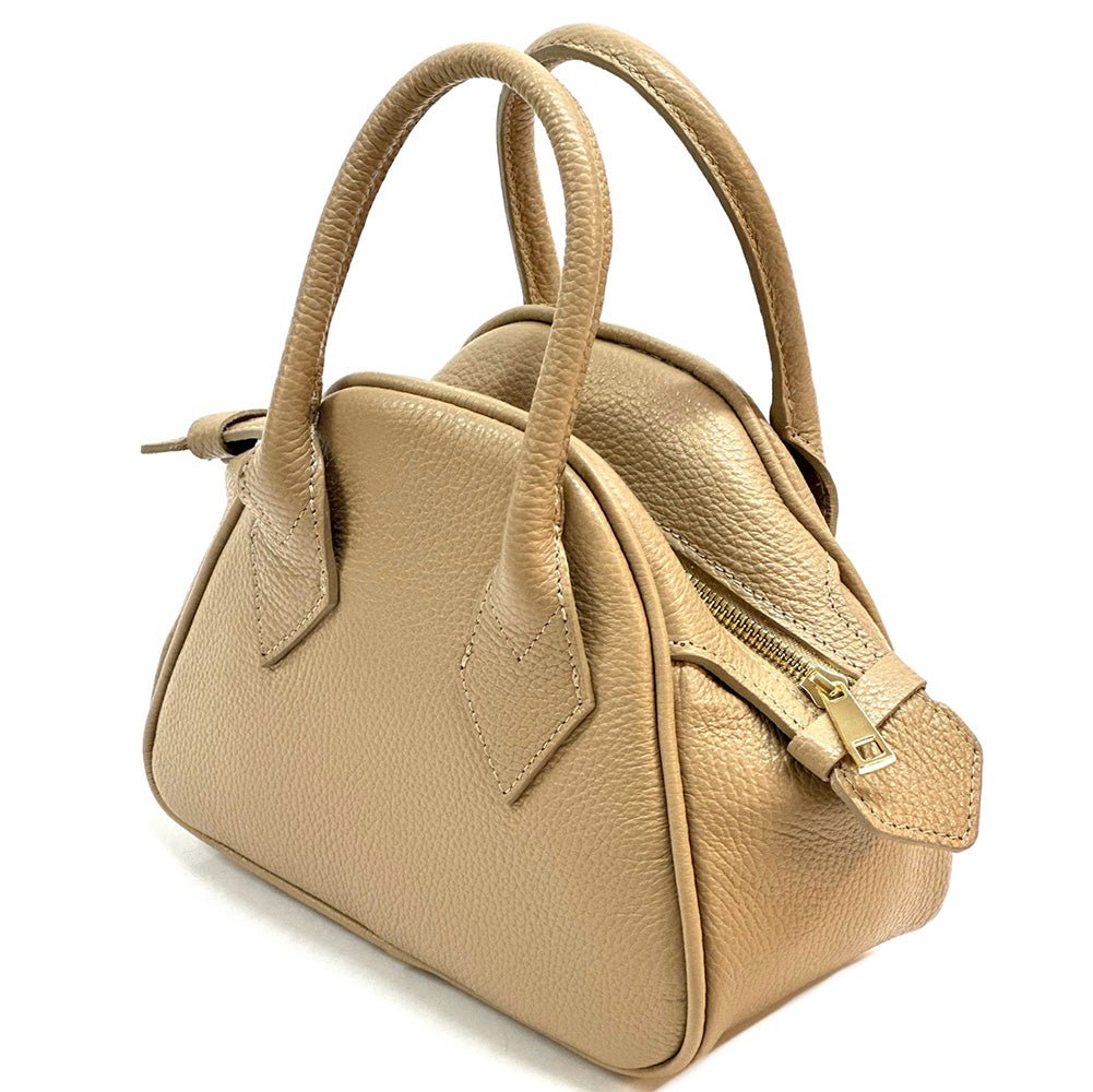 Portofino Italian Handmade Small Leather Handbag - Leather Italiano