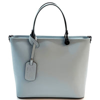 Raffaella Italian Leather Tote Bag – Spacious Everyday Work & Shopping Bag - Leather Italiano