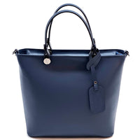 Raffaella Italian Leather Tote Bag – Spacious Everyday Work & Shopping Bag - Leather Italiano