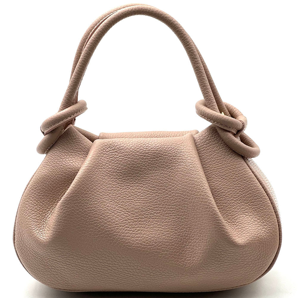 Renata Soft Leather Shoulder Bag - Leather Italiano