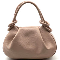 Renata Soft Leather Shoulder Bag - Leather Italiano