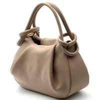 Renata Soft Leather Shoulder Bag - Leather Italiano