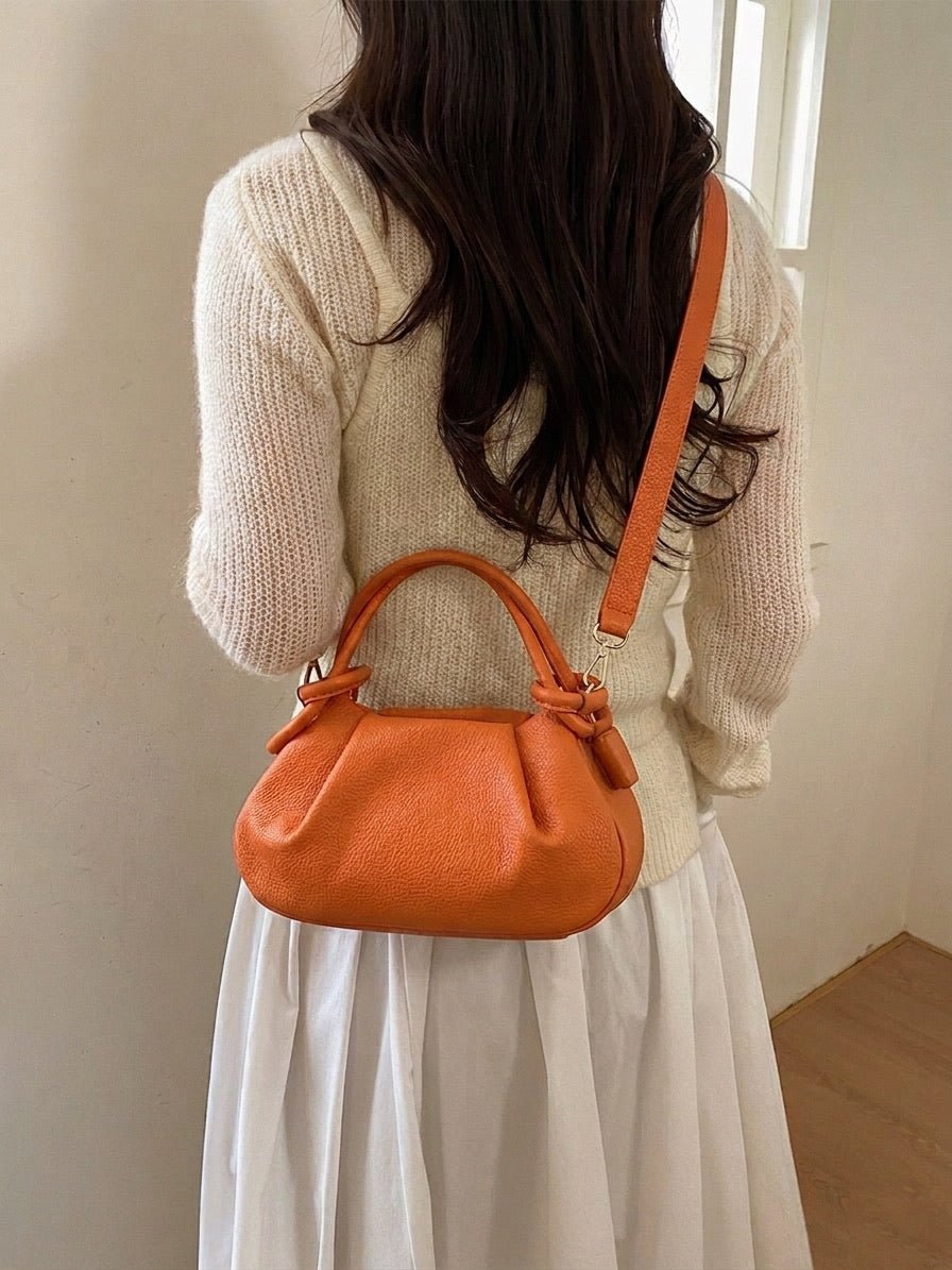 Renata Soft Leather Shoulder Bag - Leather Italiano