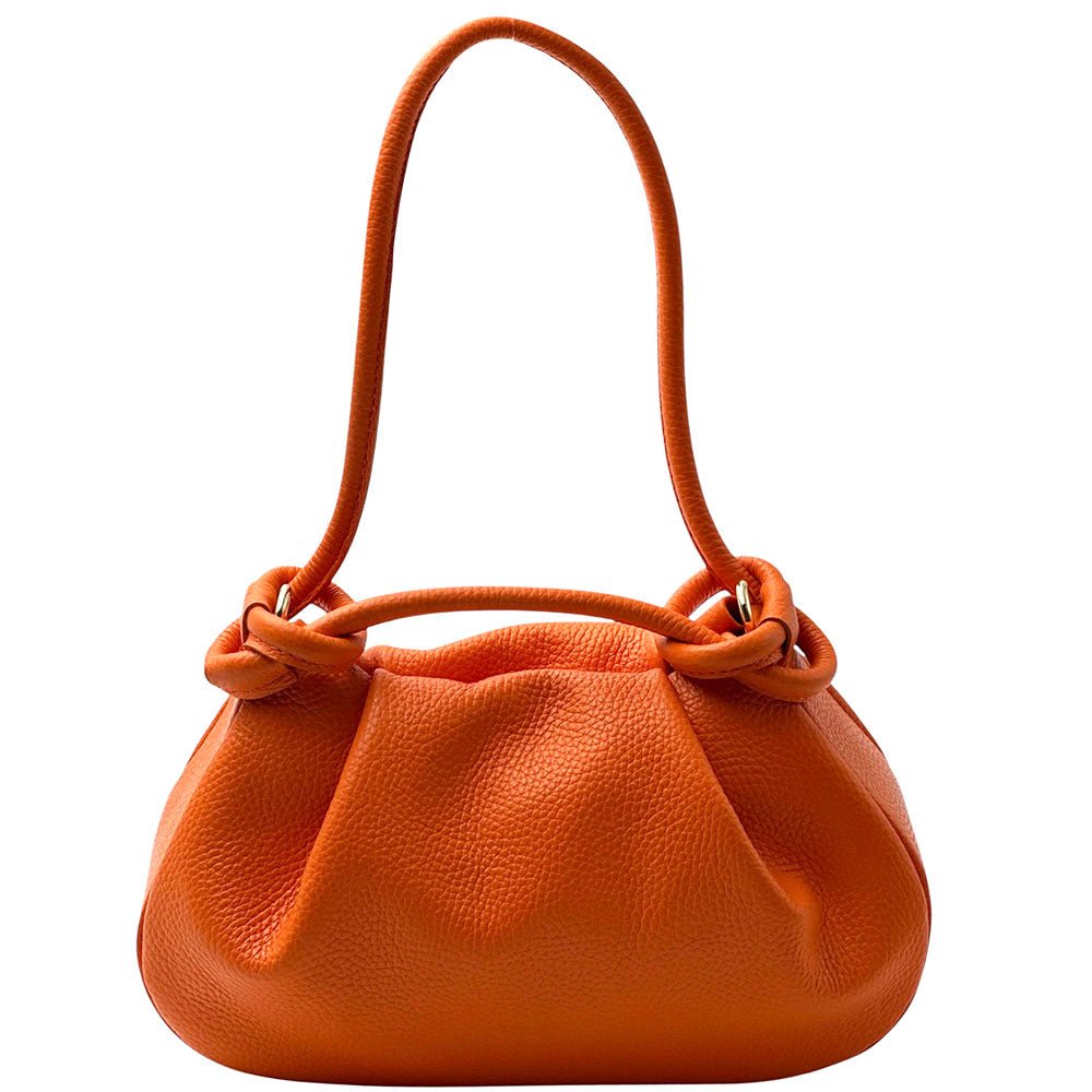 Renata Soft Leather Shoulder Bag - Leather Italiano