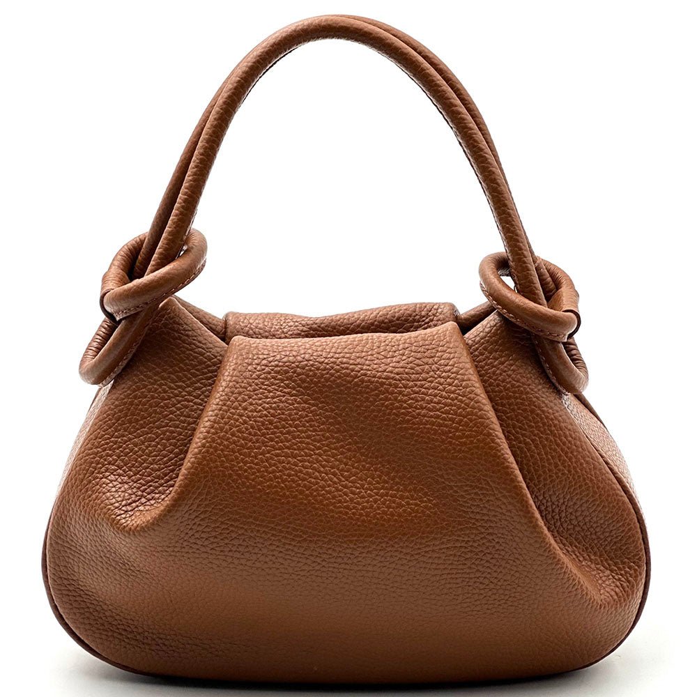Renata Soft Leather Shoulder Bag - Leather Italiano