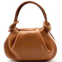 Renata Soft Leather Shoulder Bag - Leather Italiano