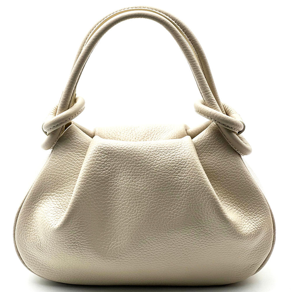 Renata Soft Leather Shoulder Bag - Leather Italiano