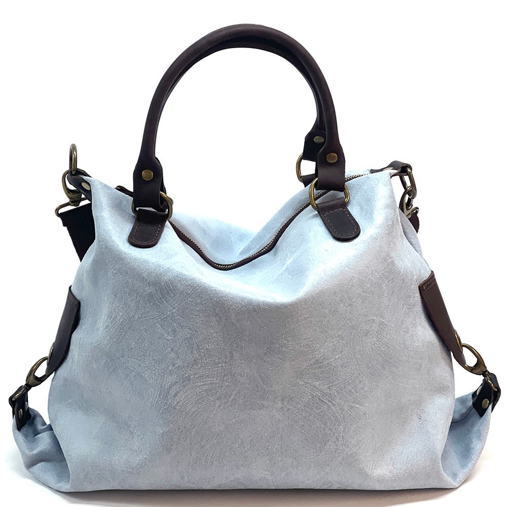 Rolando Italian Leather Bag – Unisex Durable & Versatile Carryall - Leather Italiano