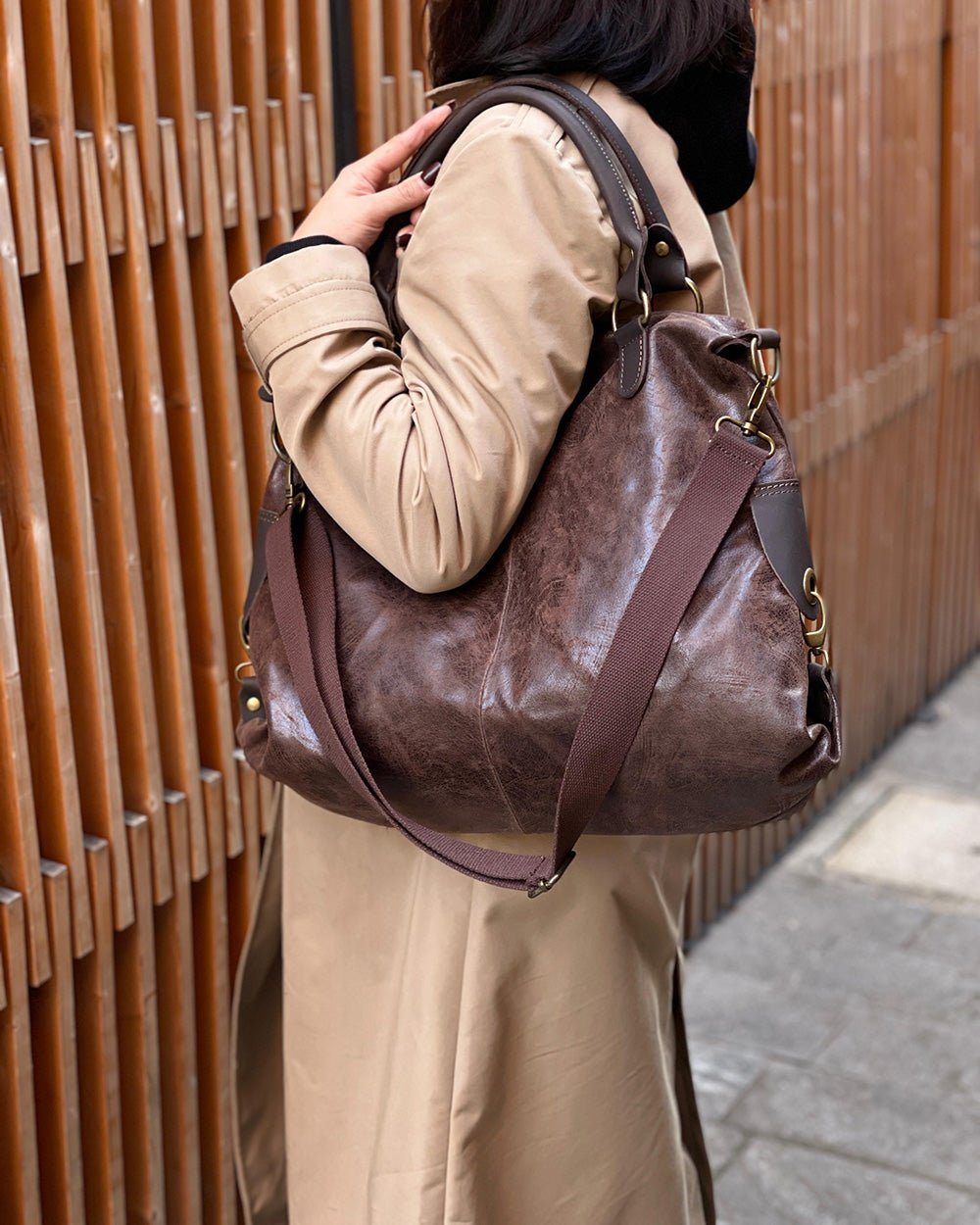 Rolando Italian Leather Bag – Unisex Durable & Versatile Carryall - Leather Italiano