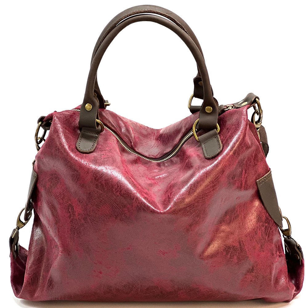 Rolando Italian Leather Bag – Unisex Durable & Versatile Carryall - Leather Italiano