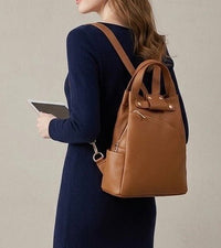 Rovena Cow Leather City Backpack - Leather Italiano