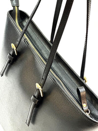 Saffiano Leather Tote - Eloisa Italian Leather Bag, Made in Florence - Leather Italiano