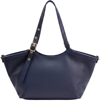 Samantha Italian Cow Leather Shoulder Bag - Leather Italiano