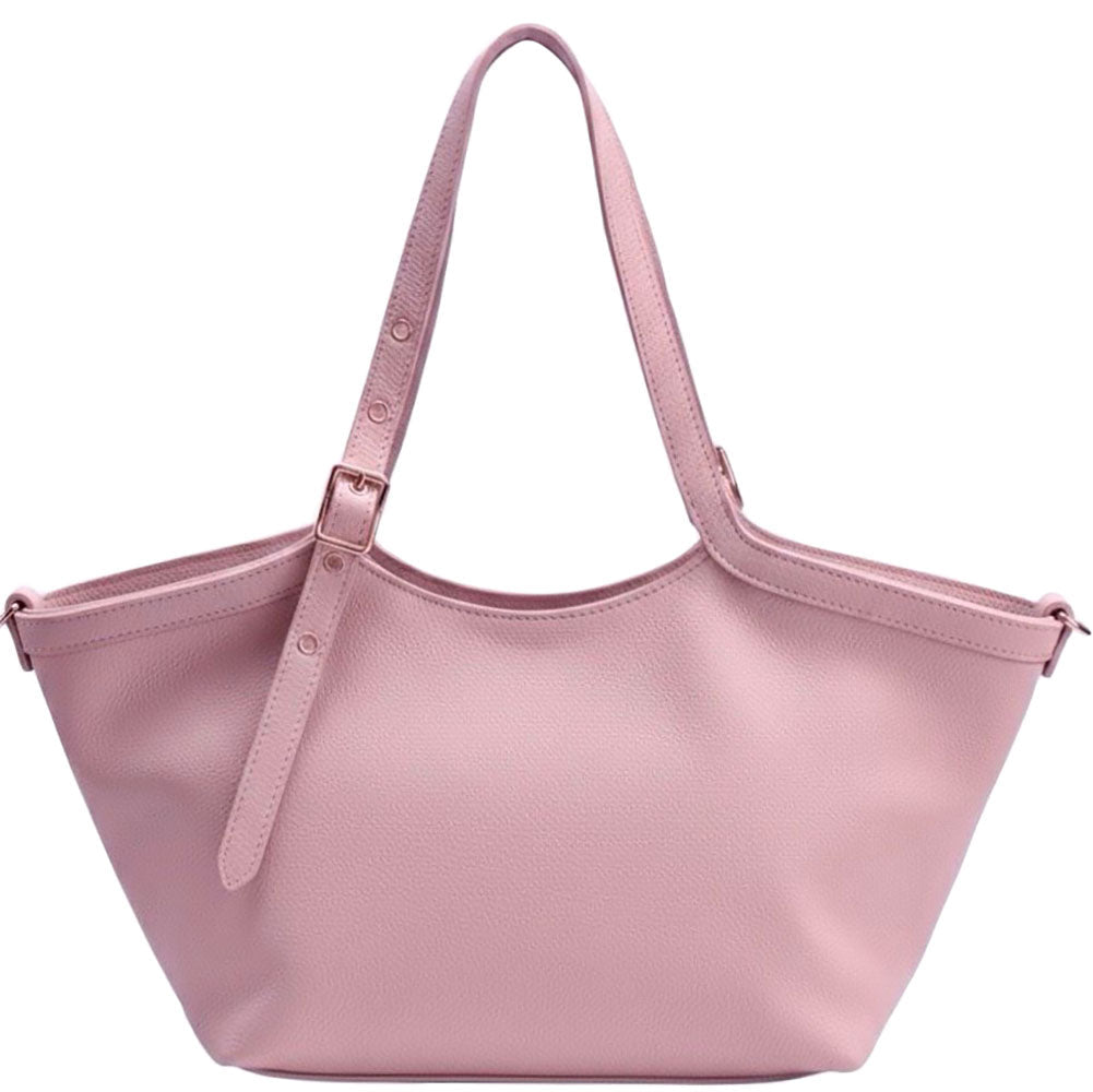 Samantha Italian Cow Leather Shoulder Bag - Leather Italiano